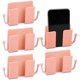thumbnail image 1 of 5PCS Wall Phone Holder Holder Self-Adhesive Wall Mount Phone with Hooks Plastic Wall Organizer, 1 of 5