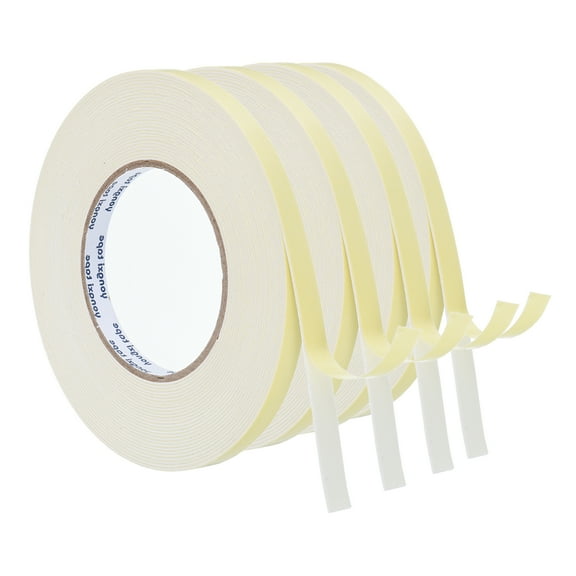 REGALWOVEN Weather Stripping Seal EVA Foam Tape Self Adhesive Strip, for Door Window Insulation 10mmx1.5mmx10m 4Pcs