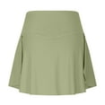thumbnail image 6 of Uaswgudfs ​Womens Skorts Shorts: High Waisted A-Line with Crossover Design & Concealed Pocket - Stretchy Athletic Skirt Shorts for Women Mint Green M, 6 of 7