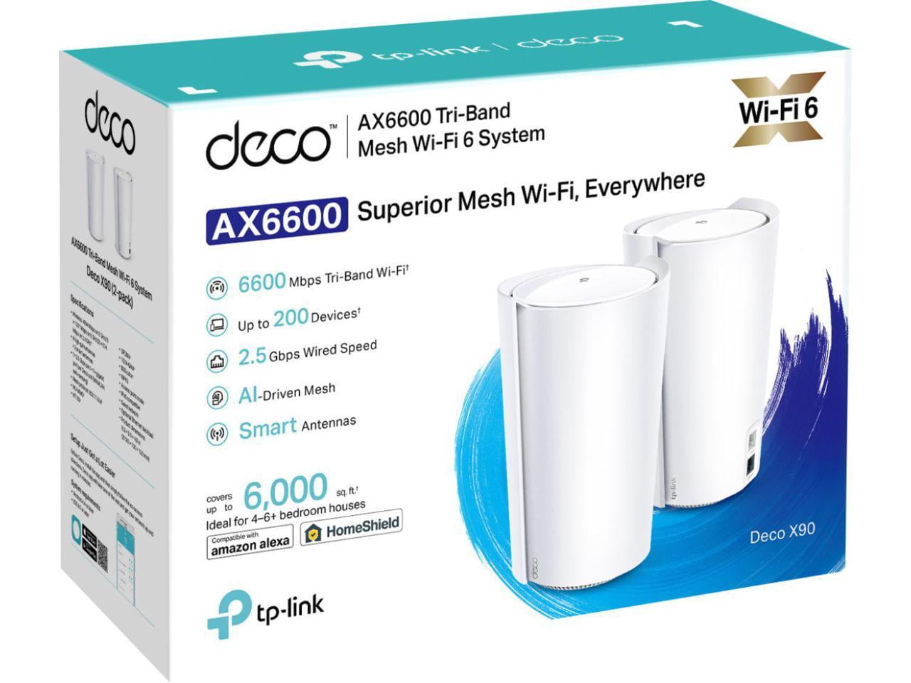 TP-Link Deco Wi-Fi 6 ルーターAX6600 Amazon.co.jp: TP-Link メッシュ WiFi 6 ルーター 【 PS5 / ipad