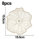 thumbnail image 2 of Posavasos anti-escaldado de grado alimenticio de silicona de 4 piezas - Beige Adepaton CPB-DE-LYY1196-2, 2 of 5