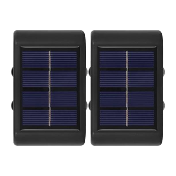 Injueey 2 piezas de luz solar de pared ABS portátil decorativa a prueba de sol alimentada por recargable lámpara de jardín al aire libre Iluminación y accesorios 4 perlas blancas Injueey HA073117-03