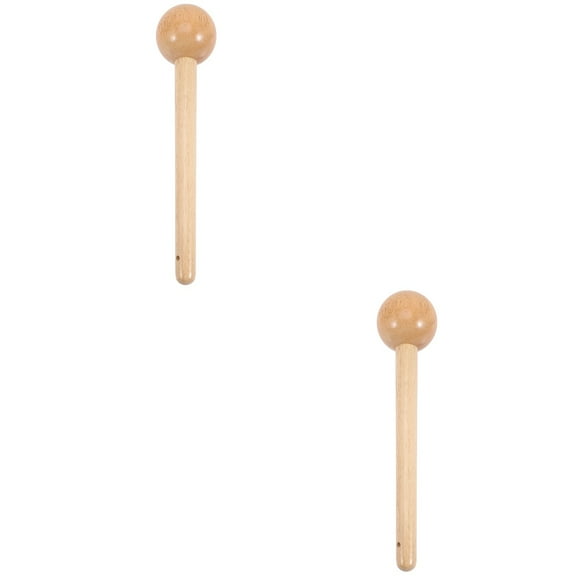 Baseball Catchers Mitt Mallet Sliding Youth Softball Mitts Gavel Wooden Man 2 PCS