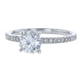 thumbnail image 5 of 14K White Gold 1-1/4 ct. Certified Natural Diamonds Solitaire Engagement Ring By Hollywood Hills Jewelers, 5 of 7