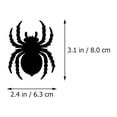 thumbnail image 4 of 1 Set Simulación Spiders Arañas de tela no tejida Fantasma fantasma decoración de pared, 4 of 5