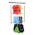 thumbnail image 4 of Oceanstar ACR1538C 2-Tier Portable Adjustable Closet Hanger Rod, Chrome, 4 of 6