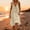 Beige, variant on Women's Backless V-Neck Strapless Midi Dress Sleeveless Casual Loungewear For Summer Run Small Size Up Summer Essential Wardrobe Staple Classic Trendy Wine S
