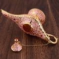 thumbnail image 4 of Decoración Aladdin Magic Lamp Genie Edición Coleccionista Rosa, 4 of 8