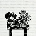 thumbnail image 5 of Handmadetneonsign Dachshund Memorial Stake, Dachshund Memorial Plaque, Dachshund Yard Stake, Dog Garden Stake 65272, 5 of 5