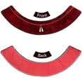 thumbnail image 3 of Christmas Tree Collar 25 Inch, Large Velvet Tree Skirt with Tassels, Country Rustic Holiday Indoor Decorations, Red & Green, 3 of 5