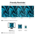 thumbnail image 7 of PiccoCasa 19 Momme Silk Pillowcase for Travel Size Pillow, Peacock Blue, 14"x20", 7 of 7