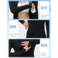 thumbnail image 5 of TRYSIL Women's Athletic Jackets Sun Protection Lightweight Full-Zip Long Sleeve Outdoor Running UPF 50+ Sun Workout Shirts,Size(XS-4XL), 5 of 8
