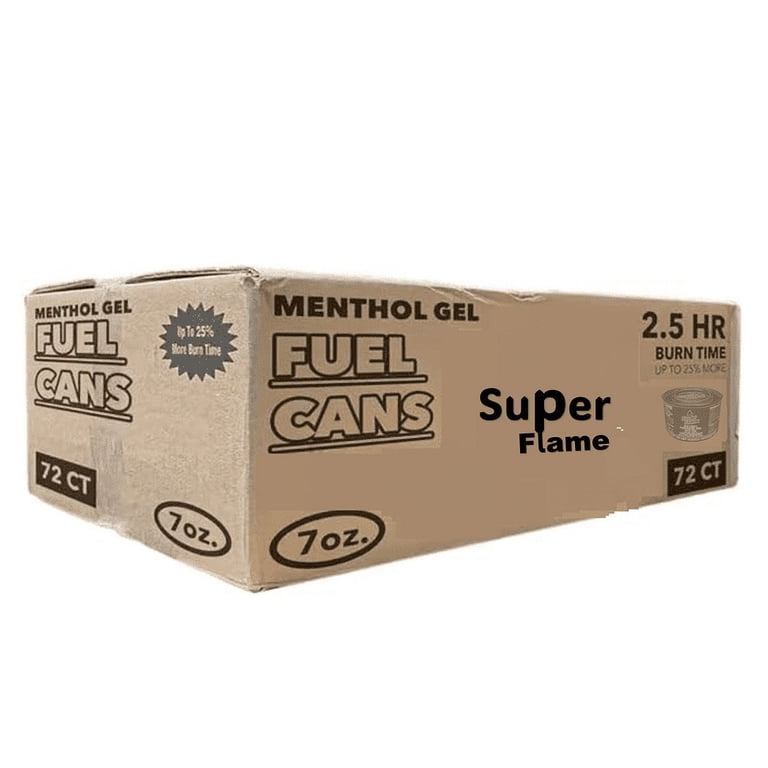 Pami 7-Ounce Methanol Handy Fuel, 2.5 Hour Heat Flame Gel, Indoor