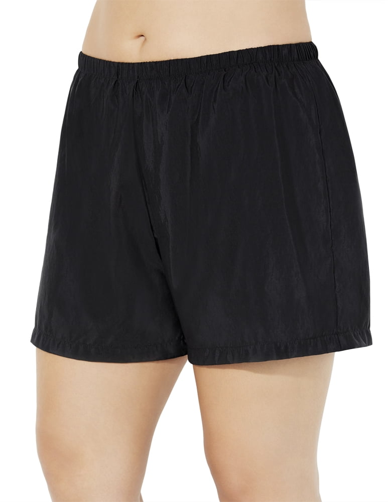 plus size swim shorts walmart