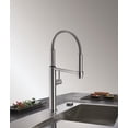 thumbnail image 2 of Franke Pes-360 Pescara 1.75 GPM Single Hole Pre-Rinse Kitchen Faucet - Nickel, 2 of 5