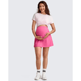 thumbnail image 2 of G4Free BareFeel Maternity Tennis Skirt with 2 Pockets Inner Shorts Over The Belly Stretchy Pregnancy Workout Skorts Golf, 2 of 8
