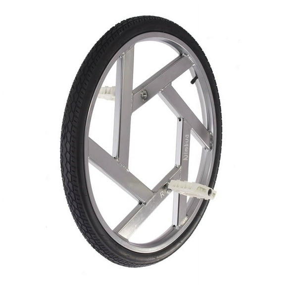 Nimbus Unicycle - Ultimate Wheel - Stunt Riding Wheel (24 Inch Silver)