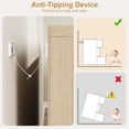 thumbnail image 5 of Drawer Dresser for Bedroom, Modern Chest of Drawers Tall with Large Drawers Storage, 5 of 7