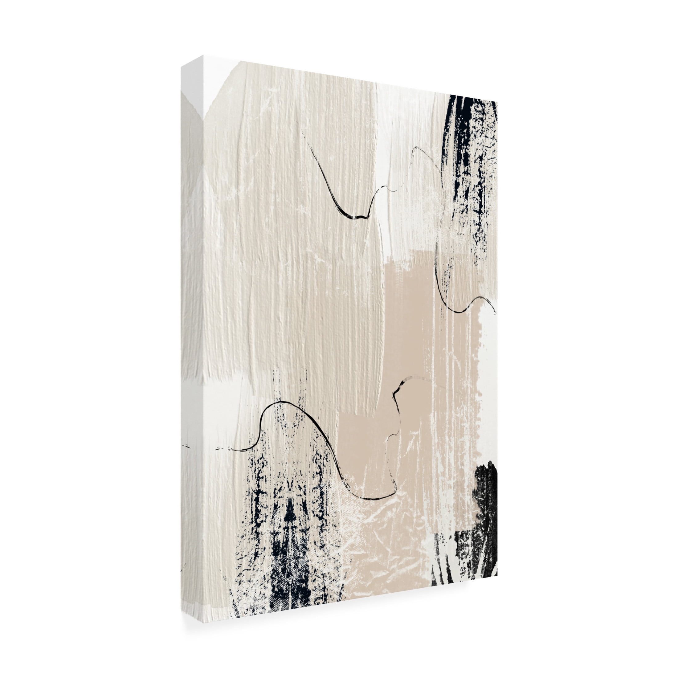 Trademark Fine Art Sally Ann Moss Brush strokes 1 Canvas Wall Art