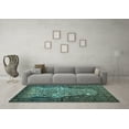 thumbnail image 3 of Ahgly Company Indoor Rectangle Persian Light Blue Traditional Area Rugs, 2' x 5', 3 of 4