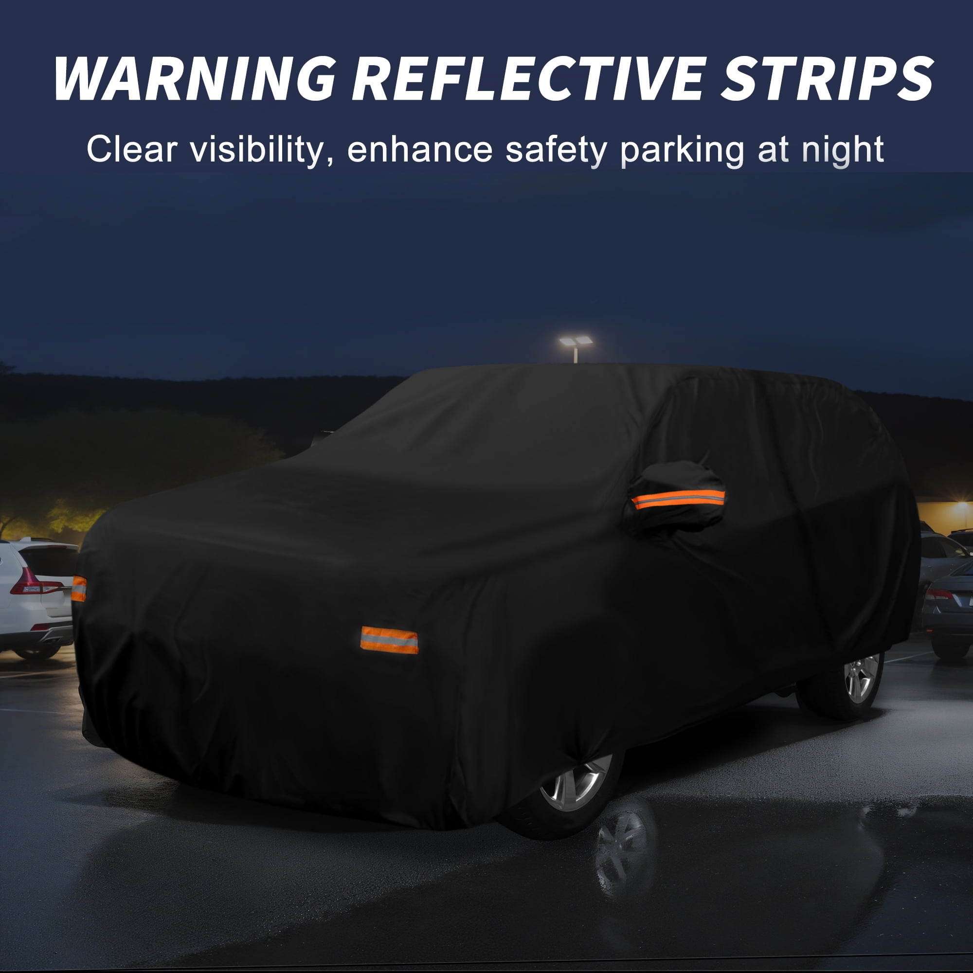 Unique Bargains Aluminum Car Cover for Toyota Grand Highlander 200.79"x76.77"x59.06"