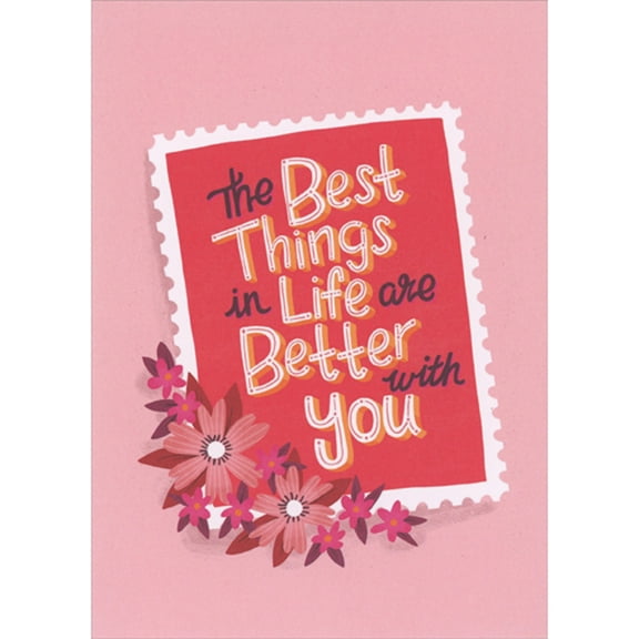 RSVP The Best Things in Life are Better with You Valentine's Day Card for Someone Special