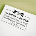 thumbnail image 1 of Personalized Custom Wedding Stamp Self Inking Return Address Rubber Stamp Proposal Gift Idea, 1 of 1