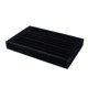 thumbnail image 3 of joyas anillo arete Gemelos de caja de la visualización Almacenamiento Bandeja Caso titular organizador negro EOTVIA No, 3 of 6