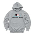 thumbnail image 4 of Everything Is Fine Melted Snowman - Hoodie, 4 of 6