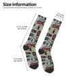 thumbnail image 5 of Balery Bright Insects Printed Novelty Socks Men's Women's Crew Socks Sports Socks Knee High Socks Cotton Socks Quirky and Cool Socks, 5 of 9