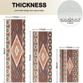 thumbnail image 4 of Boho Red Southwestern Ethnic Pattern Kitchen Rugs Sets Of 3,Kitchen Runner Rugs Non Skid Washable,Decorative Kitchen Floor Mats for Kitchen,Sink,Laundry,17"x30"+ 17"x47" + 17"x59", 4 of 6