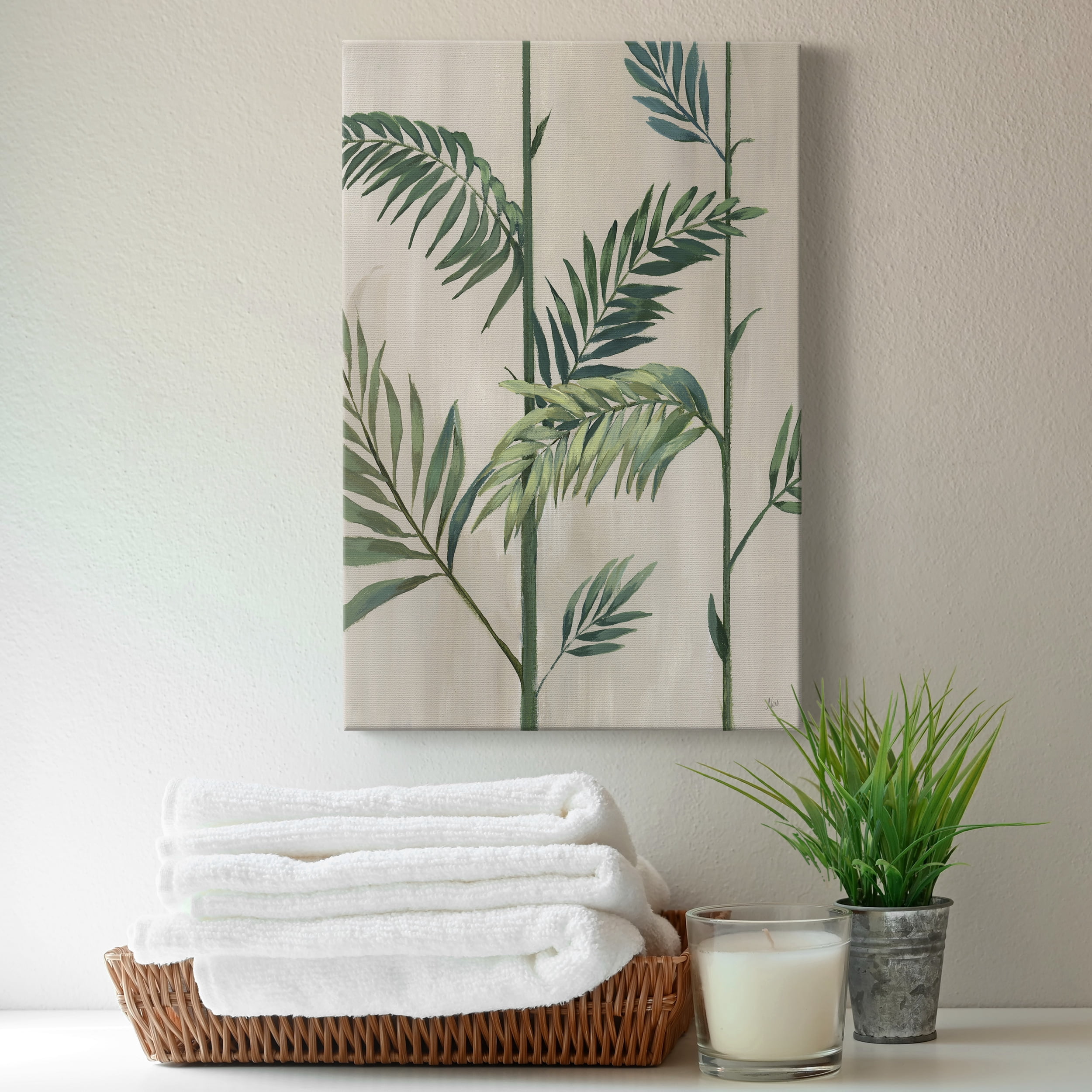 Modern Fronds II Premium Gallery Wrapped Canvas - Ready to Hang - 8 x 12
