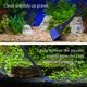 thumbnail image 5 of Kit de limpieza de acuario 5 en 1, herramienta de limpieza de peceras de vidrio: redes de aterrizaje, rastrillo de grava, raspador de algas (acero inoxidable), tenedor para plantas, esponja limpia, 5 of 5