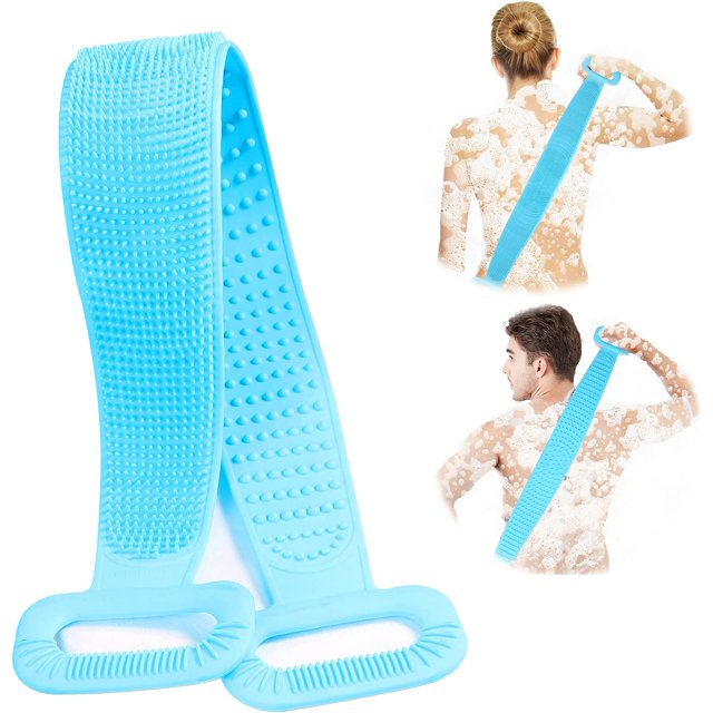 Extra long back scrub Silicone body scrub belt Back exfoliator Back scrub