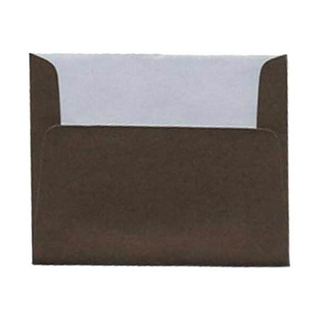 Stardream Metallic Bronze JAM Paper® A2 Foil Lined Invitation Envelopes - 4 3/8 x 5 3/4 - Stardream Metallic Bronze with Citrine Foil Lining - 25/pack ()