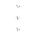thumbnail image 4 of heritaly 3 Pieces Trumpet Button Replacement Modified Fittings Universal Repair Component Small Fingers Keys Brass Instrument Part Type 4 3Set, 4 of 6