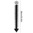 thumbnail image 3 of pathside 35 inch Snow Gauge Outdoor, Metal Snow Measuring Stick, Snowflake Iron Art Snow, Thicken Upgraded Windproof Snowfall Measuring Gauge Snow Ruler for Yard, Lawn, Garden, Christmas, 3 of 6