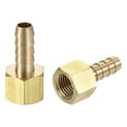 thumbnail image 6 of Uxcell Brass 5/16 Barbed x 1/4NPT Female Thread Barb Hose Fitting 2 Pack, 6 of 6