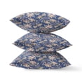 thumbnail image 2 of Roses Sprayed Stars Suede Zippered Pillow W Insert in Red Yellow Blue 16 x 16, 2 of 7
