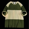 thumbnail image 4 of JSheng Men's Color Matching T-shirt Summer Breathable Casual Short-Sleeved Round Neck Tops, 4 of 5