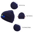 thumbnail image 3 of Geometry Dash Beanies Hats for Men Women Winter Warm Knit Hat, Beanies Cuffed Plain Skull Caps, 3 of 8
