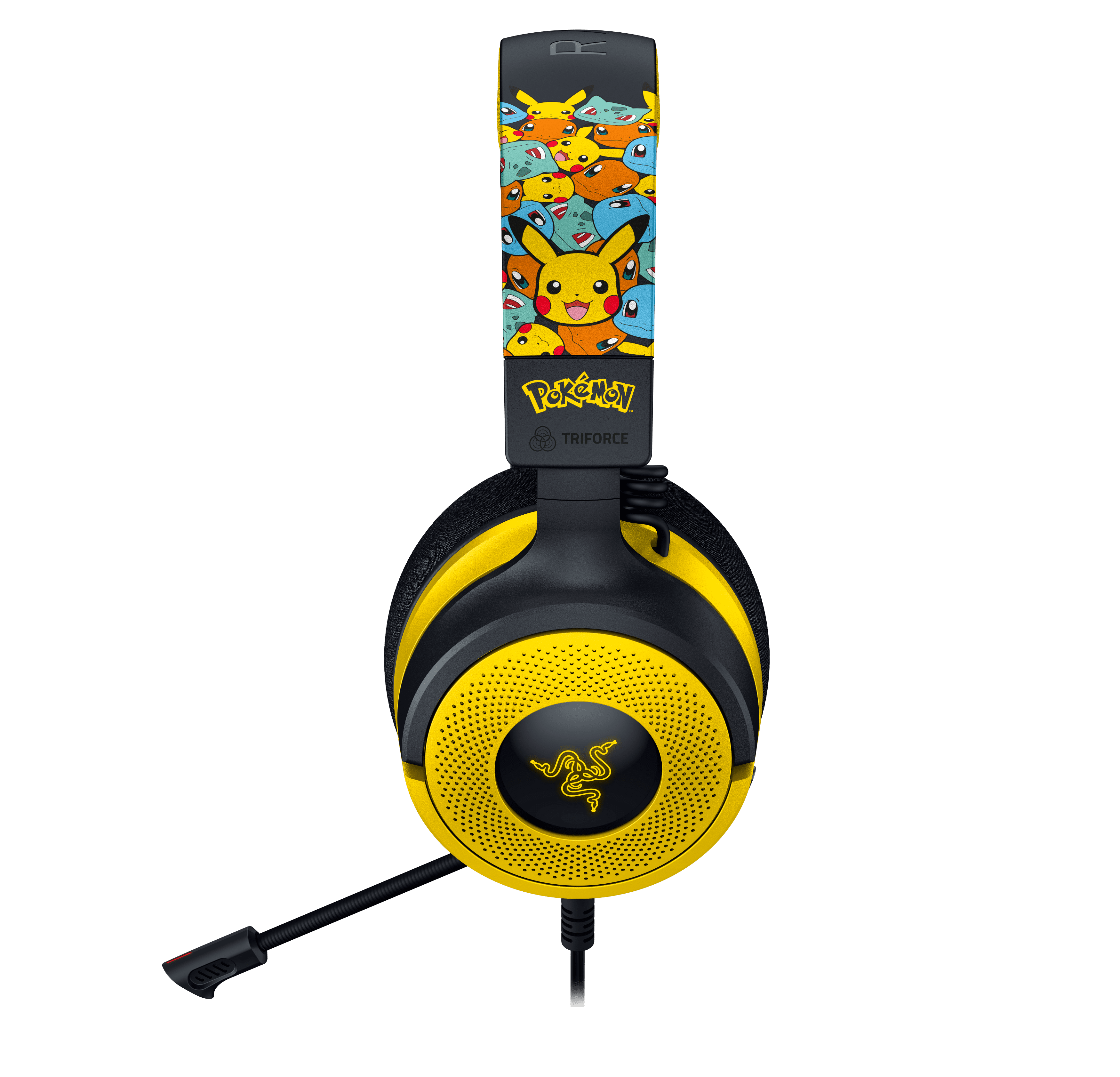 Razer Kraken V4 X USB Wired Gaming Headset, Pokémon Kanto Starters Edition