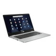 thumbnail image 2 of Restored Asus C423NA 14 Chromebook 14" FHD Laptop Computer, Intel Celeron N3350 Processor, 8GB LPDDR4 RAM, 64GB eMMC, USB Type-C, 802.11AC WiFi, Bluetooth, Silver, Chrome OS (Refurbished), 2 of 5