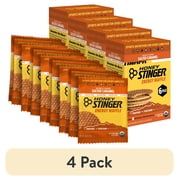 (4 pack) Honey Stinger Organic Gluten-Free Energy Waffle Snack, Salted Caramel, 1.06 oz, 6 Count