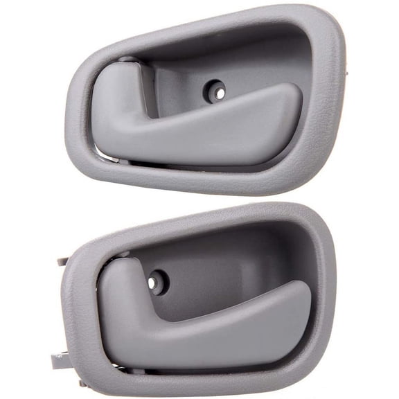 CCIYU Door Handles Interior Front Rear Driver Side Replacement fit for 1998-2002 for Toyota Corolla 6920602050B1 Grey(2pcs)
