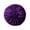 Purple, variant on Velvet Ruched Round Throw Pillow, Rosette Pleated Decorative Circle Cushion, Solid Color Sofa Bed Accent Pillow, 3D Textured Indoor Home Seating Pillow, 13.78x13.78x3.94In