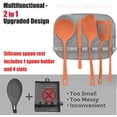 thumbnail image 2 of Soporte para cucharas Zhivalor 2 en 1 utensilios de cocina con escurridor, 2 of 5