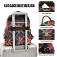 thumbnail image 3 of FORMRS Mini Backpack Purse for Women Quilted Travel Daypack Casual Shoulder Bag, Red Abstract, 3 of 7