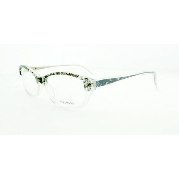 VERA WANG Eyeglasses V318 Black Lace 50MM