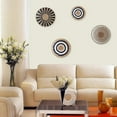 thumbnail image 2 of Nordic Style Multicolor Creative Rattan Wall Basket Wicker Wall Hanging Basket, 2 of 4